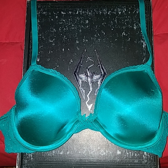 FREE❣️💚 AERIE 🍀 Emerald green clover Sophie 32b bra 🆓🆓🆓FREEW/$25BUNDLE❣️ - Picture 6 of 7